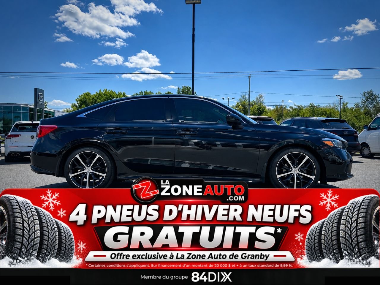 Honda Civic Berline 2022 Noir Granby - photo #7