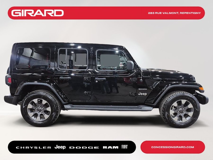 JEEP WRANGLER SAHARA 2023 Noir
