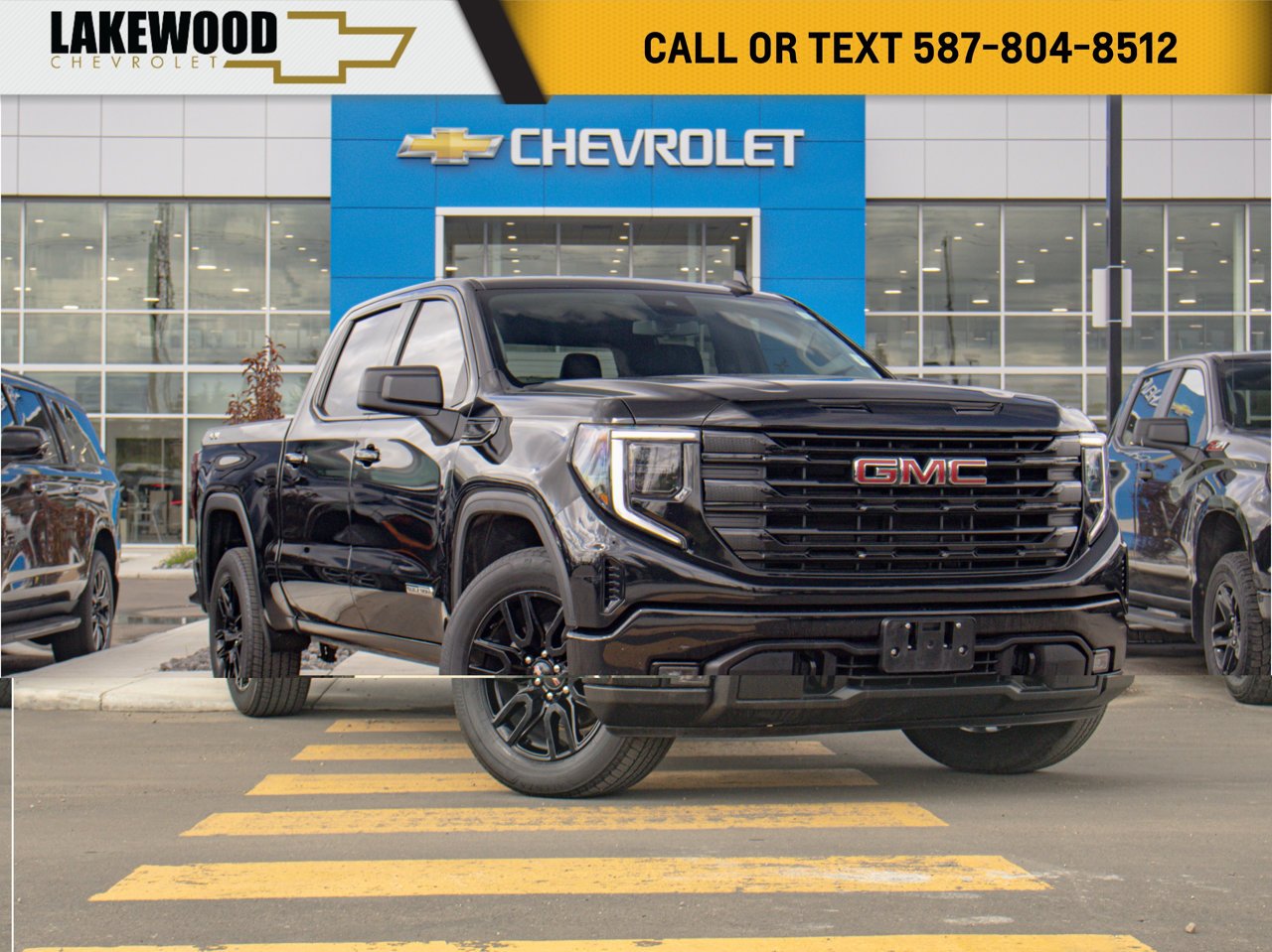2024 GMC Sierra 1500 4WD Crew Cab 147 Elevation Black Sherwood Park - photo #0