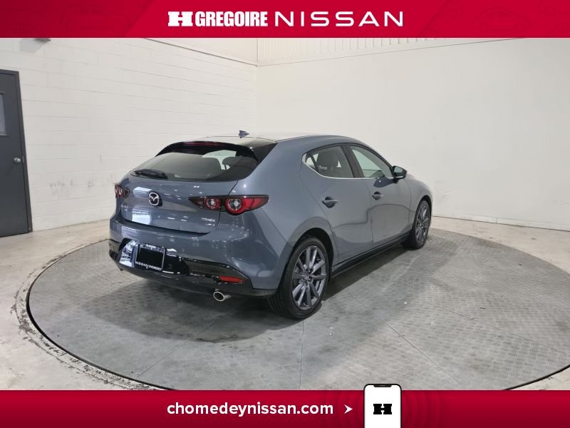 Mazda 3 CH7343 | GT * AWD * Mag * Toit * Cuir * Carplay 2023 Gris Laval - photo #8