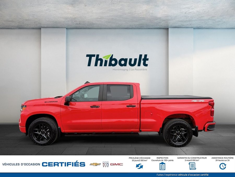 CHEVROLET SILVERADO Custom cabine multiplace 4RM 157 po 2023 Rouge