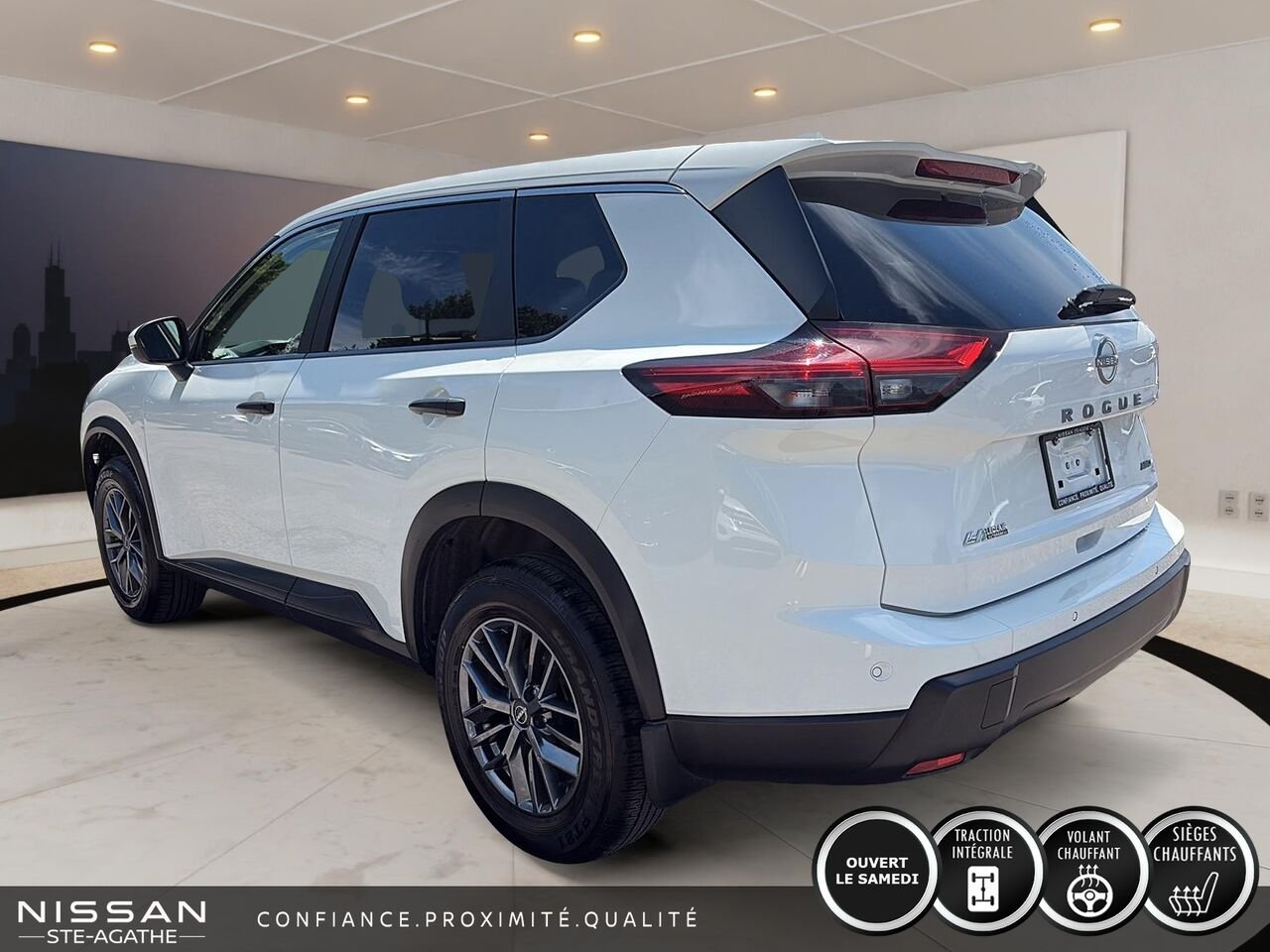Nissan Rogue 2024 Blanc Ste-Agathe des Monts - photo #4