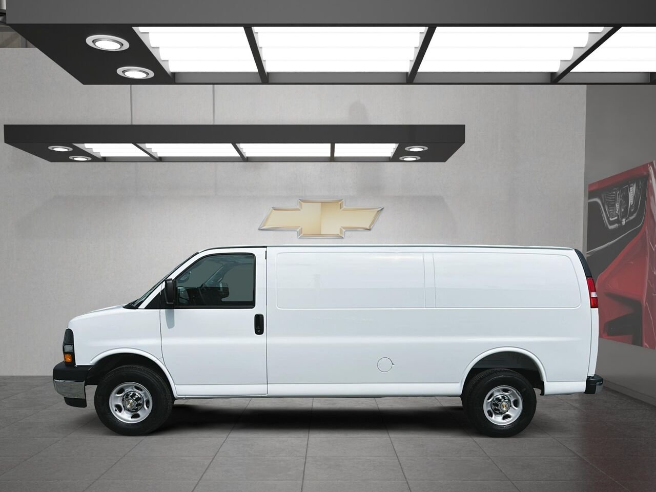 Chevrolet Fourgonnette Express utilitaire Traction arrière 3500 155 po 2026 BLANC SOMMET Saint-Hyacinthe - photo #4