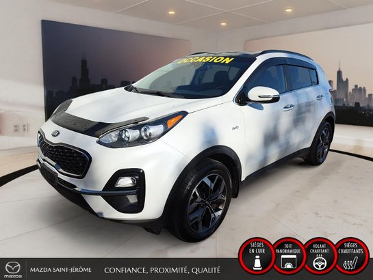 2020 Kia Sportage EX Premium | JAMAIS ACCIDENTÉ | TOIT PANORAMIQUE | CUIR | AWD White
