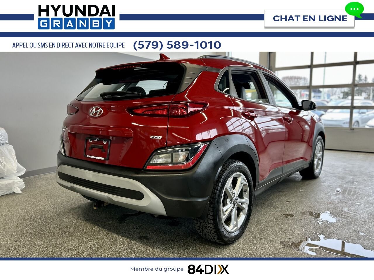 2022 Hyundai Kona Red Granby - photo #6