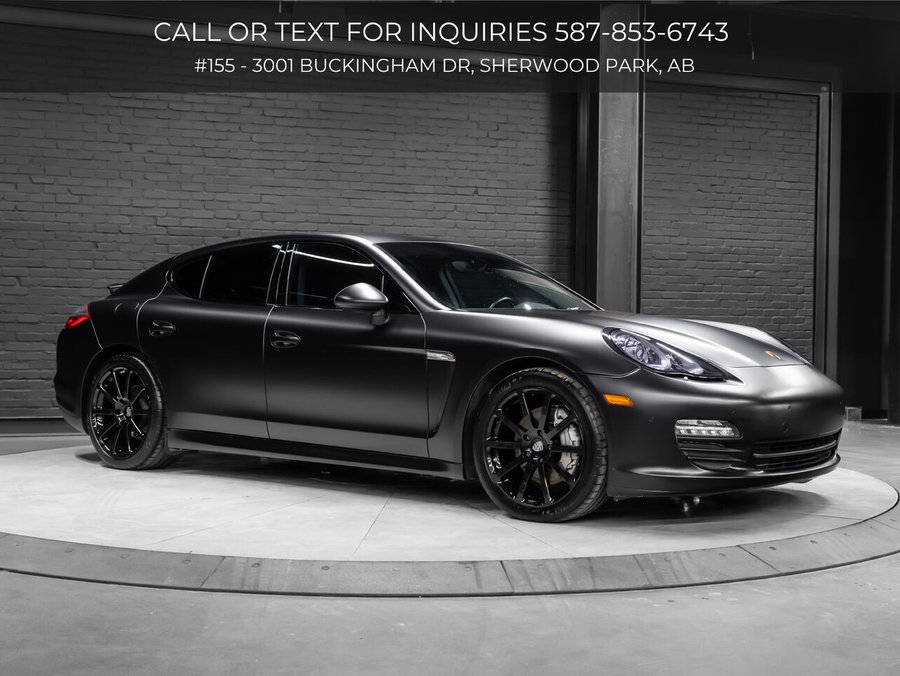 2010 Porsche Panamera 2010 Black