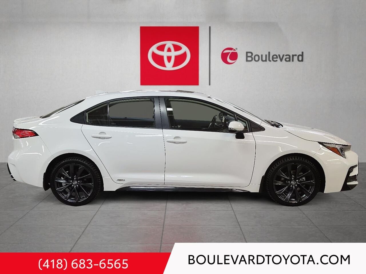 Toyota Corolla Hybride 100561A-114 | SE, AWD 2023 Blanc Québec - photo #2