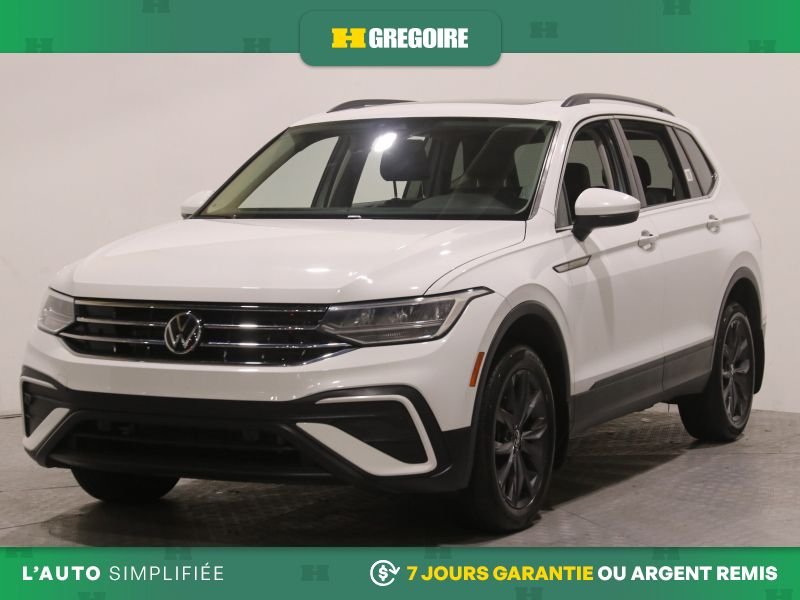 Volkswagen Tiguan Comfortline AWD AUTO AC CUIR TOIT MAGS CAM RECUL B 2022 Blanc