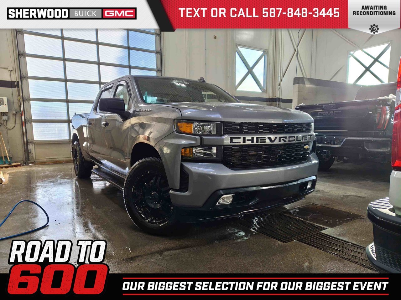 2019 Chevrolet Silverado 1500 4WD Crew Cab 157 Custom Grey Sherwood Park - photo #0