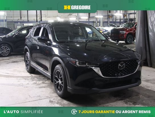 2022 Mazda CX-5 GS AWD AUTO A/C MAGS CUIR NAV CAM RECUL BLUETOOTH Black