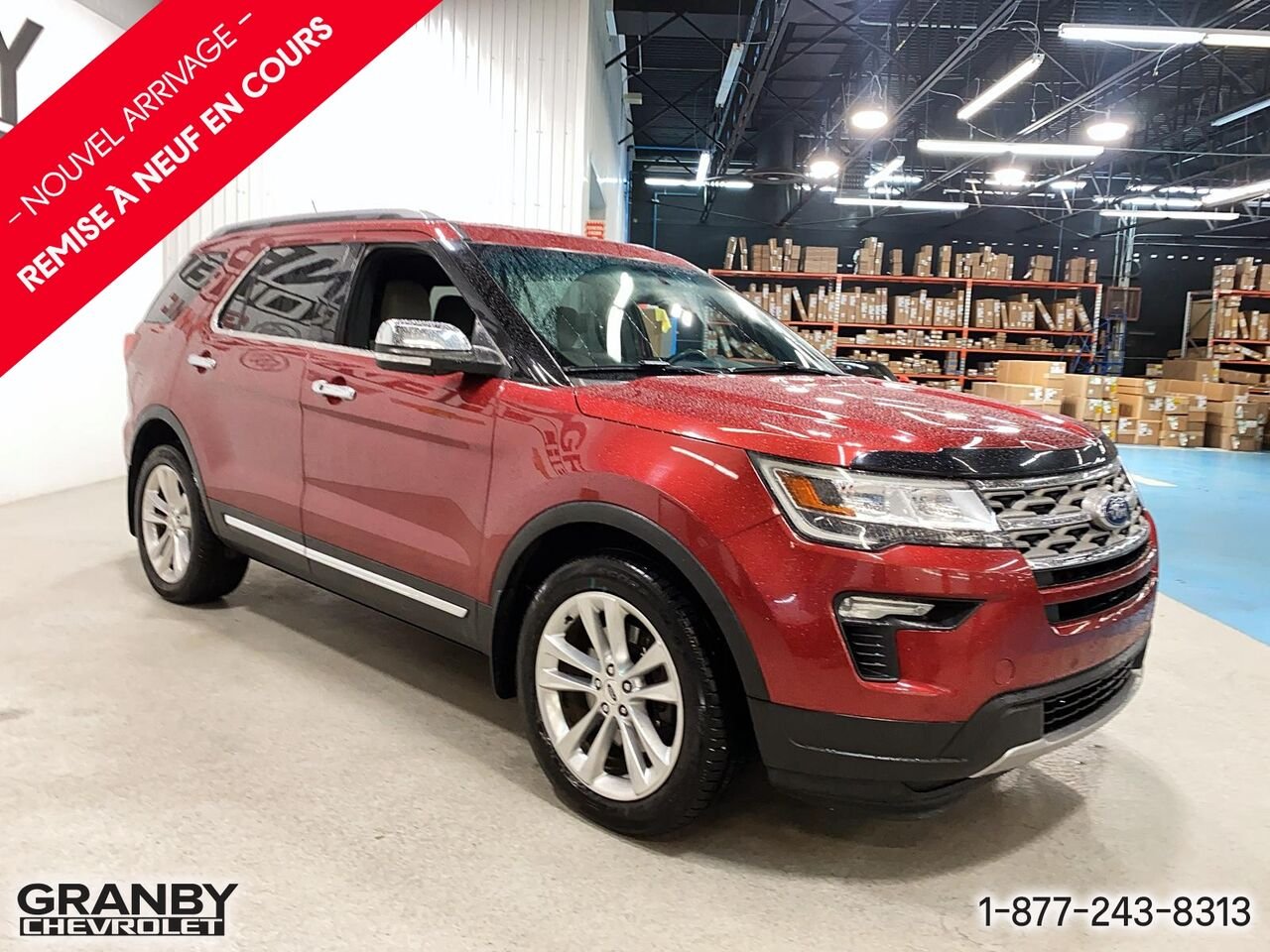 Ford Explorer XLT, quatre roues motrices | G3898 2018 Rouge Granby - photo #2