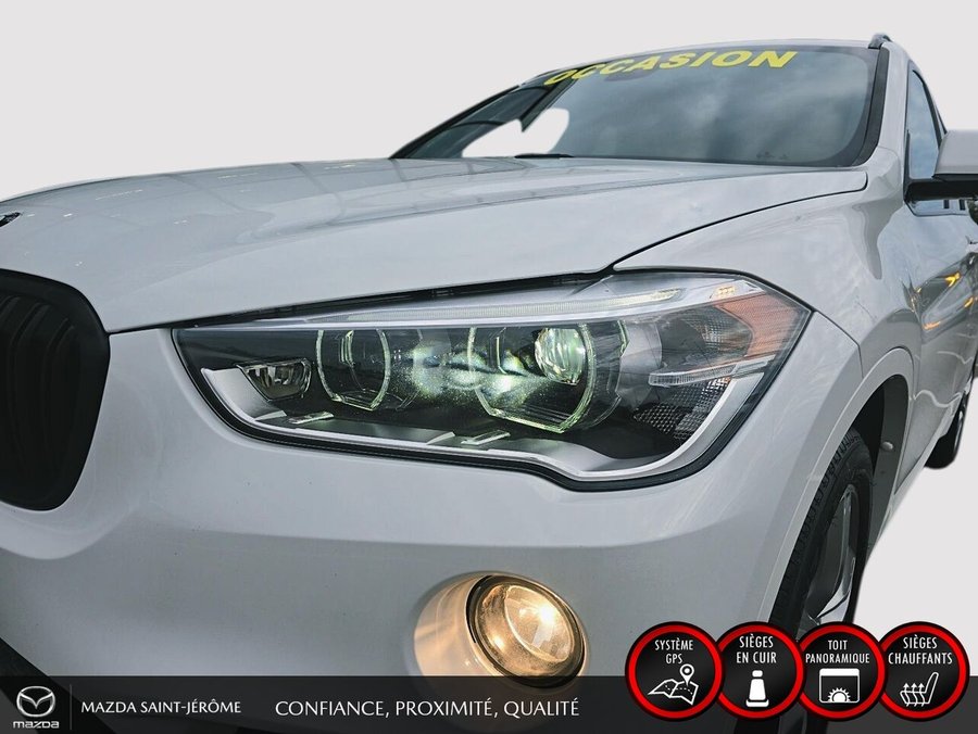 2018 BMW X1 xDrive28i | M-PACK | TOIT PANORAMIQUE | NAVIGATION | White