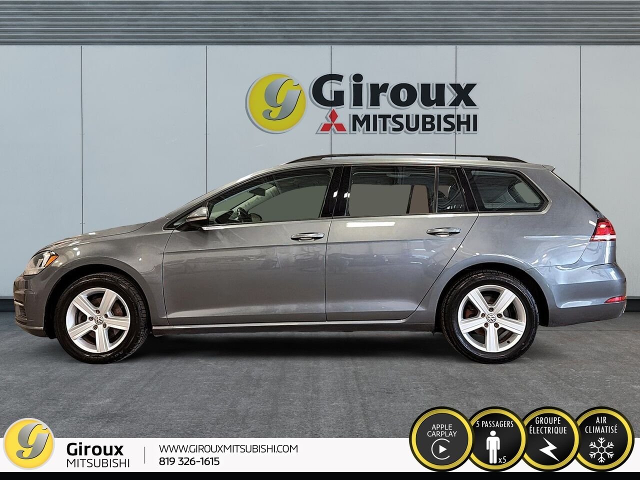 2019 VOLKSWAGEN GOLF SPORTWAGEN S Grey Sainte-Agathe-des-Monts - photo #4