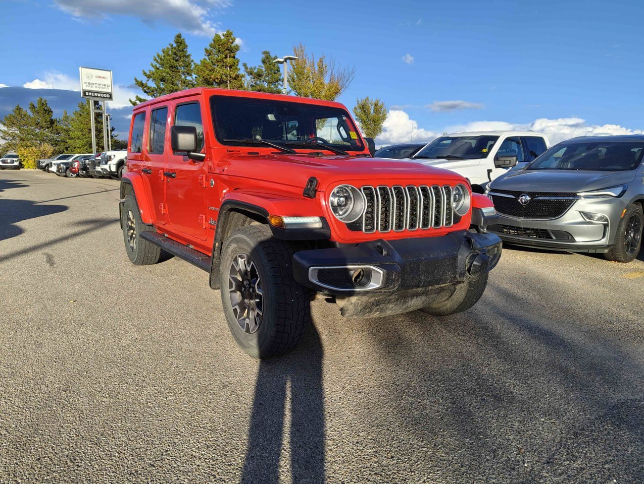 2024 Jeep Wrangler Unlimited Sahara 4 Door 4x4 Red Sherwood Park - photo #2