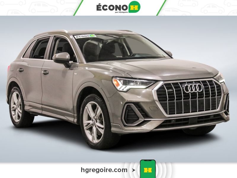 2019 Audi Q3 Progressiv AWD AUTO A/C CUIR TOIT MAGS CAM RECUL Grey