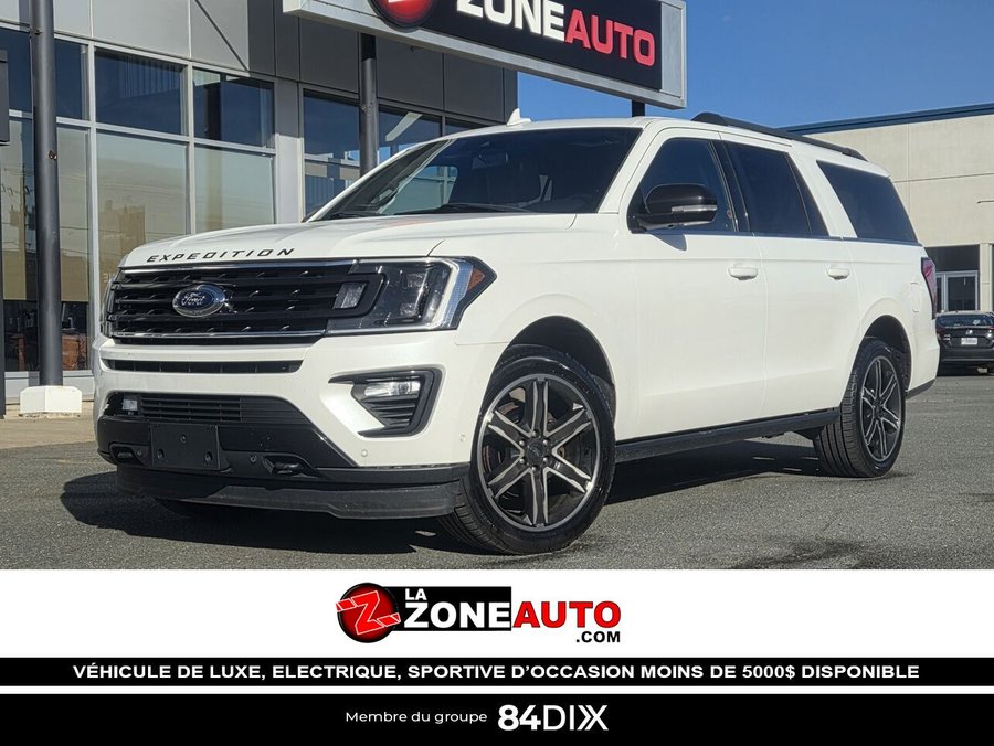 Ford Expedition Limited Max 7 Passagers + Sièges Ventilés + Système Audio B&O 2020 Blanc