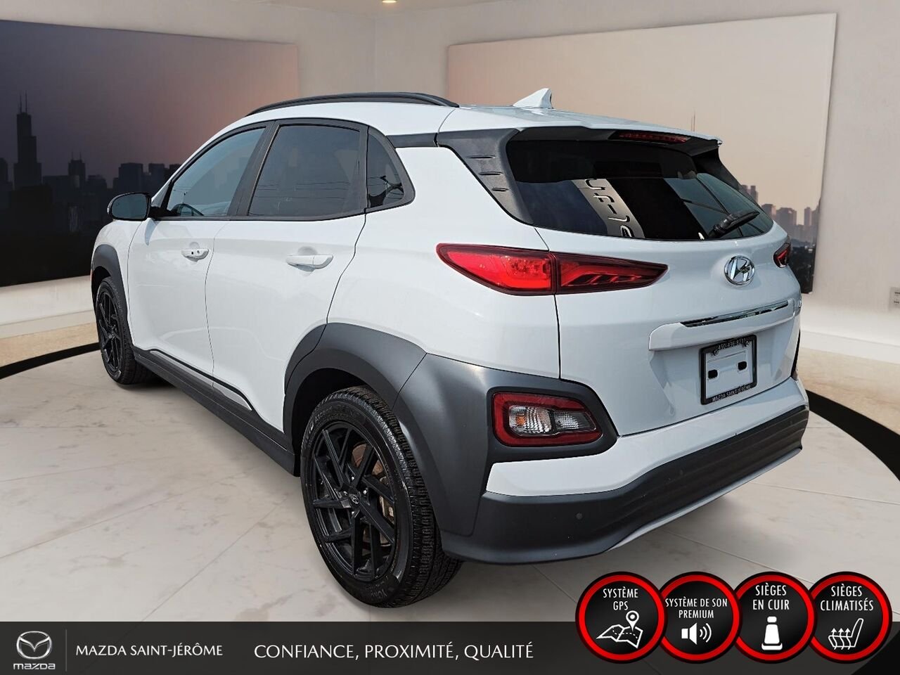 2021 Hyundai Kona Electric White Ste-Agathe des Monts - photo #8