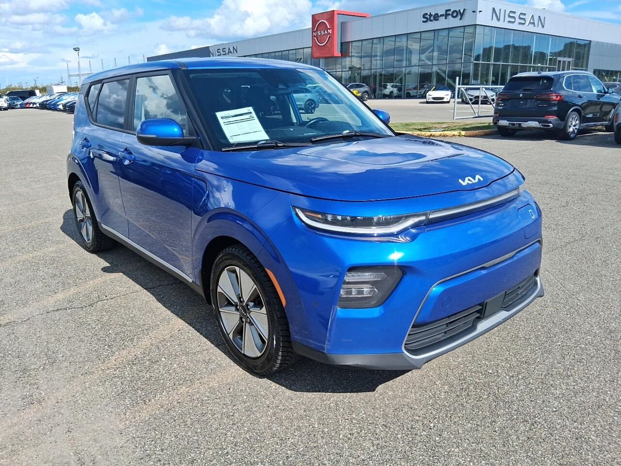 Kia Soul EV PREMIUM 2022 Bleu Québec - photo #3