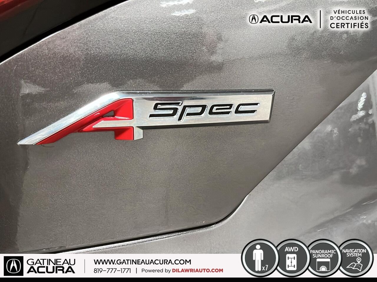 2023 Acura MDX A-Spec SH-AWD Grey Gatineau - photo #17