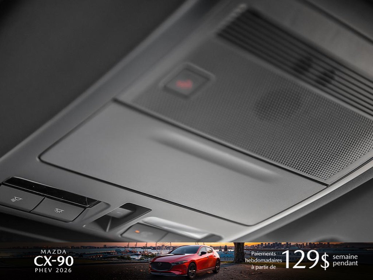 Mazda CX-90 hybride rechargeable JM3KKDHA5T1390848 2026 Gris mécanique métallisé Mirabel - photo #16