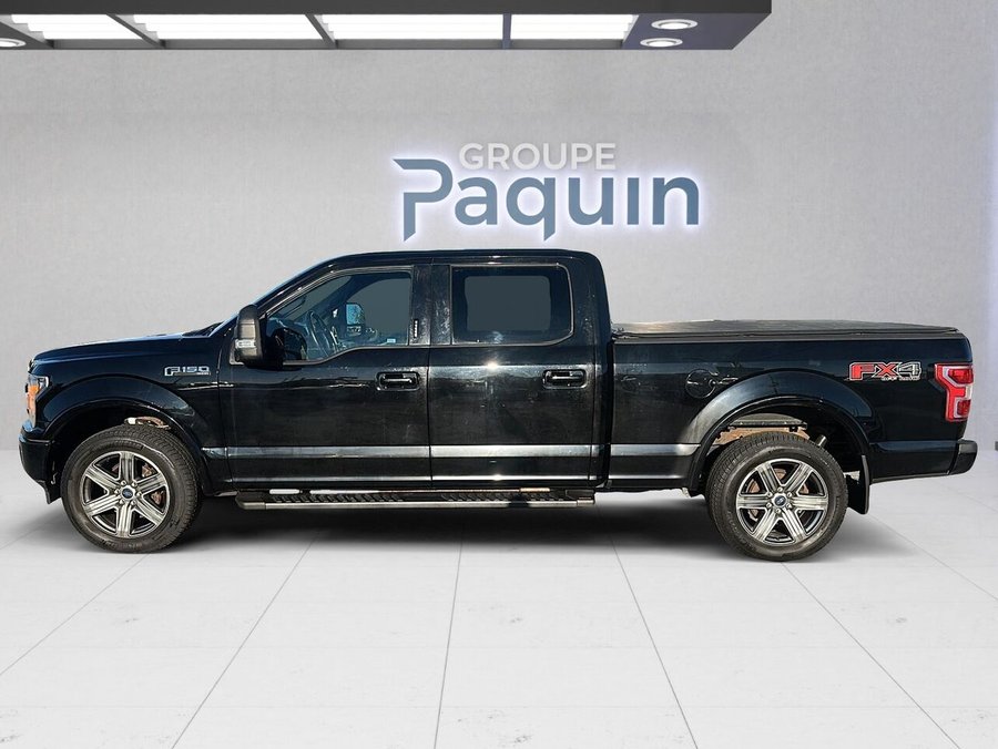 Ford F-150 XLT cabine SuperCrew 4RM caisse de 6,5 pi 2018 Noir