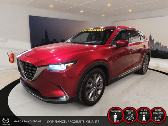 Mazda CX-9 GT | TOIT OUVRANT | CUIR | AWD | NAVIGATION | TÊTE HAUTE | 7 PLACES 2020 Rouge