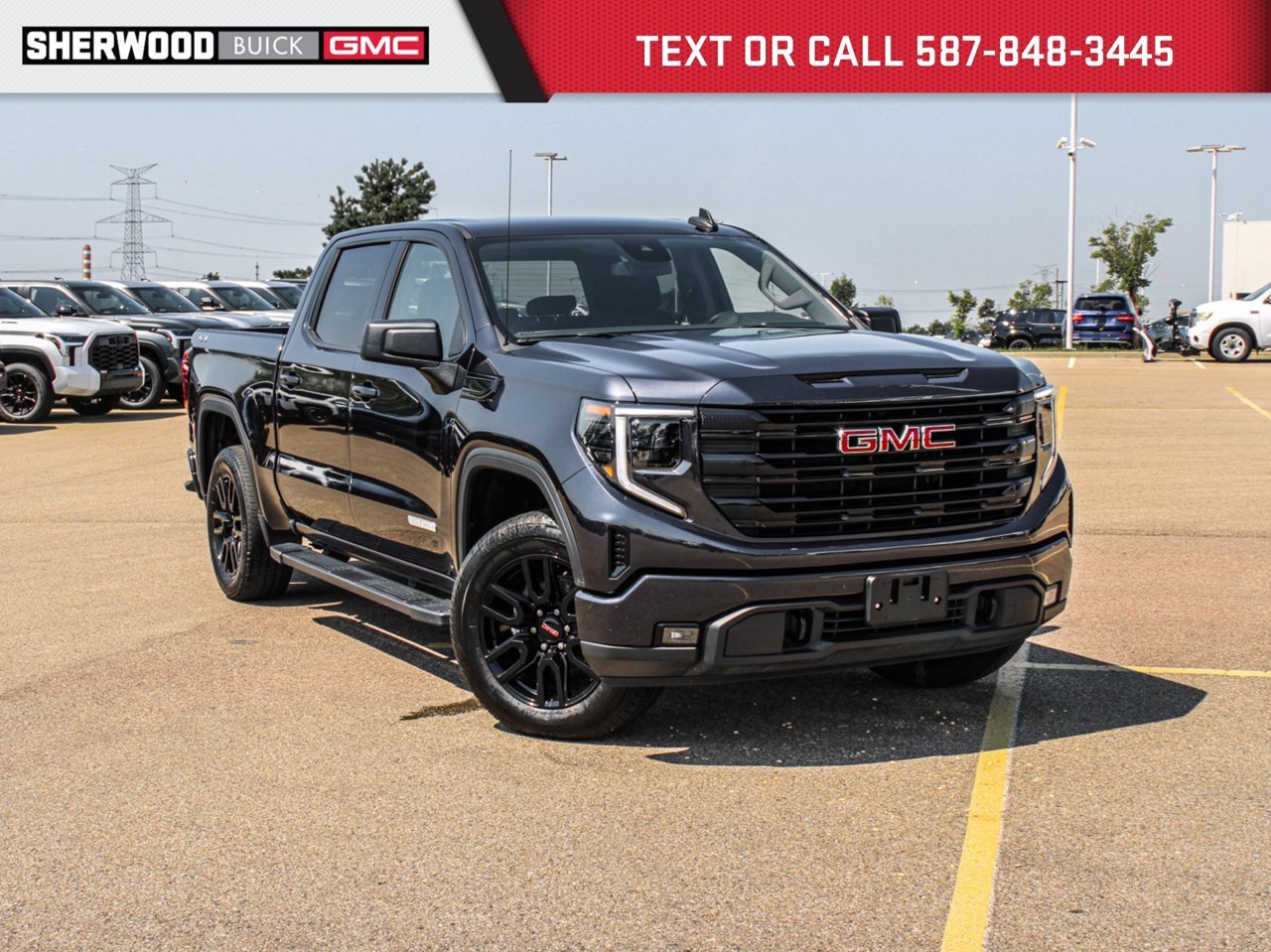 2024 GMC Sierra 1500 4WD Crew Cab 147 Elevation Black Sherwood Park - photo #0