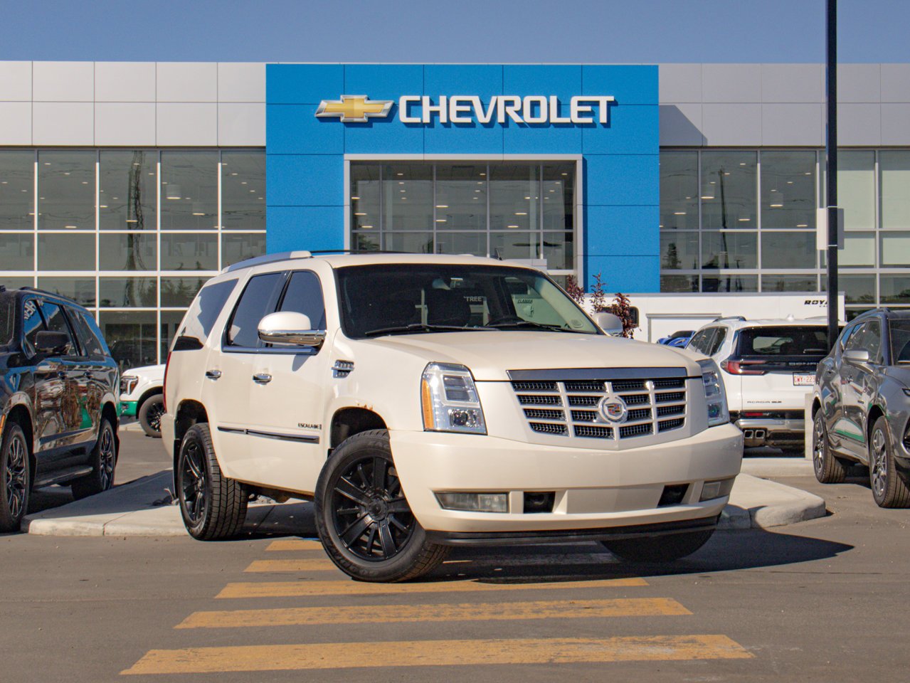 2008 Cadillac Escalade AWD 4dr White Sherwood Park - photo #1