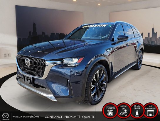 2024 Mazda CX-90 hybride rechargeable GT | TOIT OUVRANT | CUIR | AWD | Blue