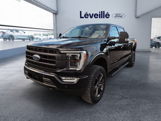 Ford F-150 LARIAT 5.0L ** 502A ** SPORT ** TOIT PANO ** FX4 20P ** PRO POWER 2KW ** B&O ** 6,5 pi 2022 Noir