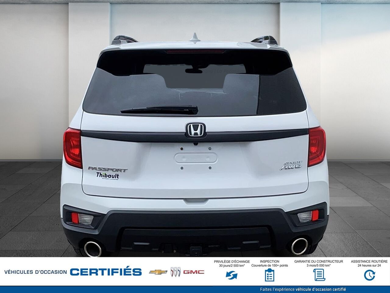 HONDA PASSPORT S Sport Traction Intégrale 2023 Blanc Montmagny - photo #2
