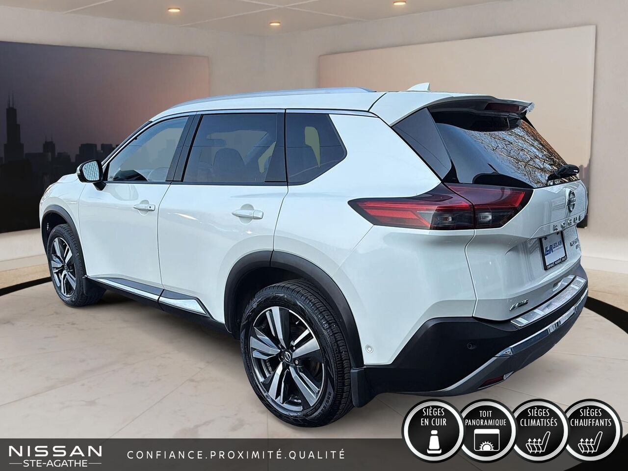 2021 Nissan Rogue White Sainte-Agathe-des-Monts - photo #4