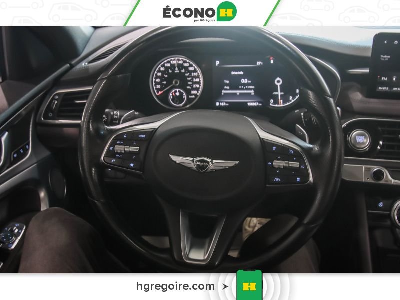 Genesis G70 821117 | 3.3T Advanced AWD CUIR TOIT OUVRANT CAMÉRA MAGS 2022 Blanc Laval - photo #14