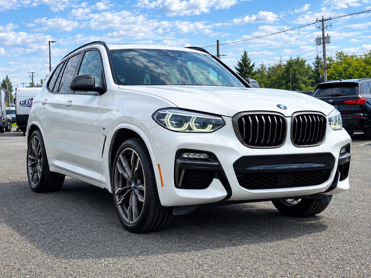 BMW X3M40i xDrive 2021 Blanc Granby - photo #8