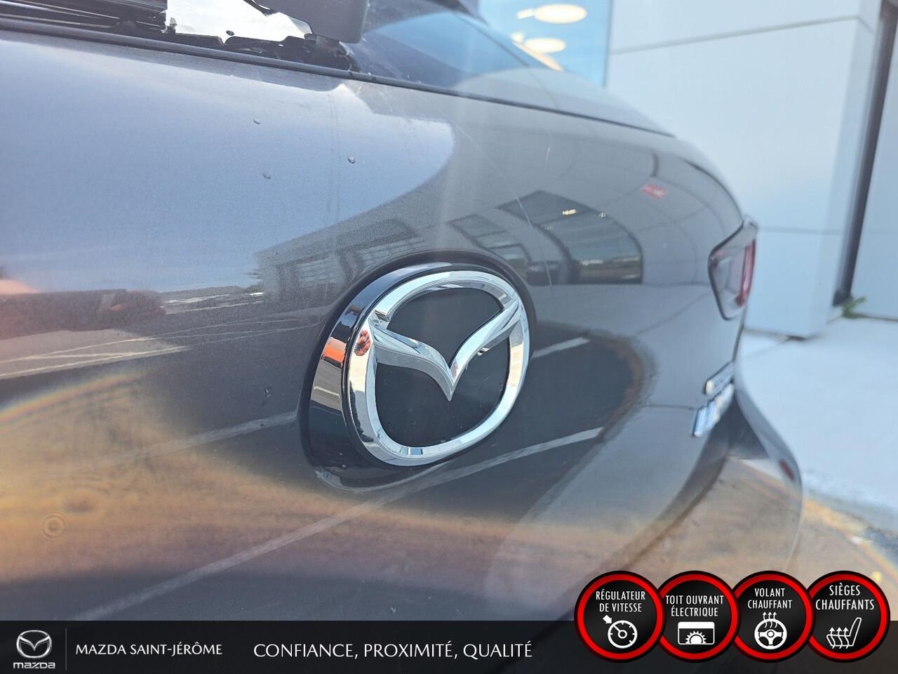 2020 Mazda Mazda3 Sport GT | TOIT OUVRANT | CUIR | AUTOMATIQUE Grey Saint-Jérôme - photo #7