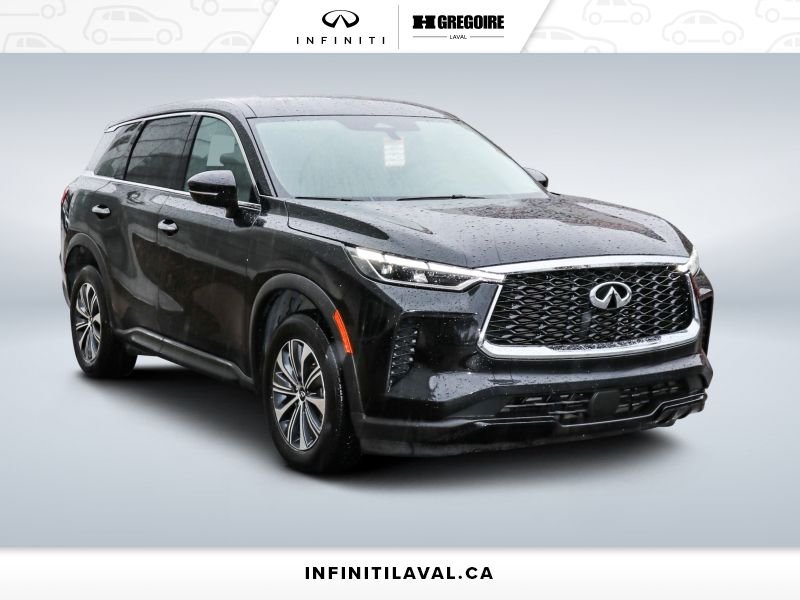 2024 Infiniti QX60 PURE CUIR TOIT MAGS 18 POUCES Black