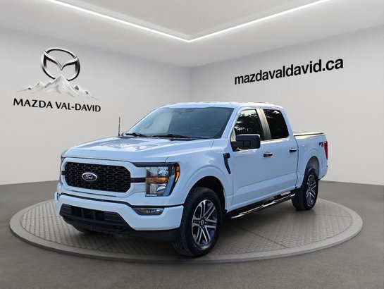 Ford F-150 XLT, SuperCrew, 4x4, V6 2,7 L, caisse 5,5 pi, CarPlay/Android Auto, démarrage à distance, caméra 2023 Blanc