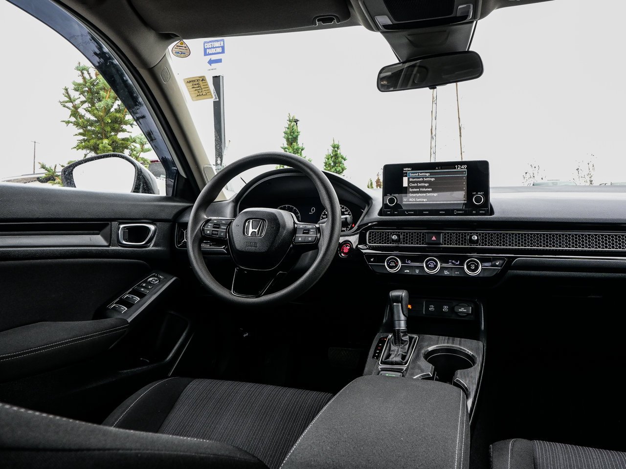 2025 Honda Civic Sedan LX CVT White Sherwood Park - photo #28
