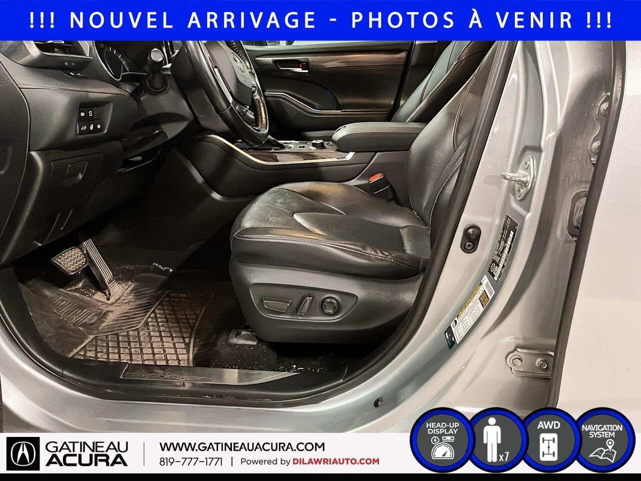 Toyota Highlander Platinum AWD 2021 Argent Ottawa & Gatineau - photo #10
