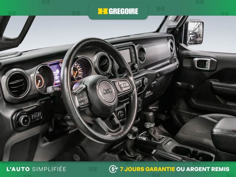 Jeep Wrangler 730494A | SPORT 4WD AUTO MAGS CAM RECUL BLUETOOTH 2022 Noir Laval - photo #8