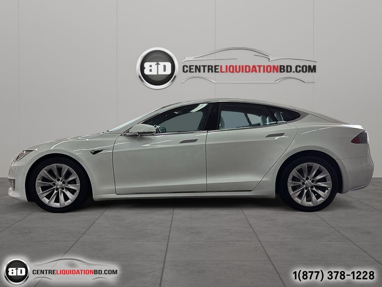 2017 Tesla Model S 75D DUAL MOTOR | BD0355 White Granby - photo #8