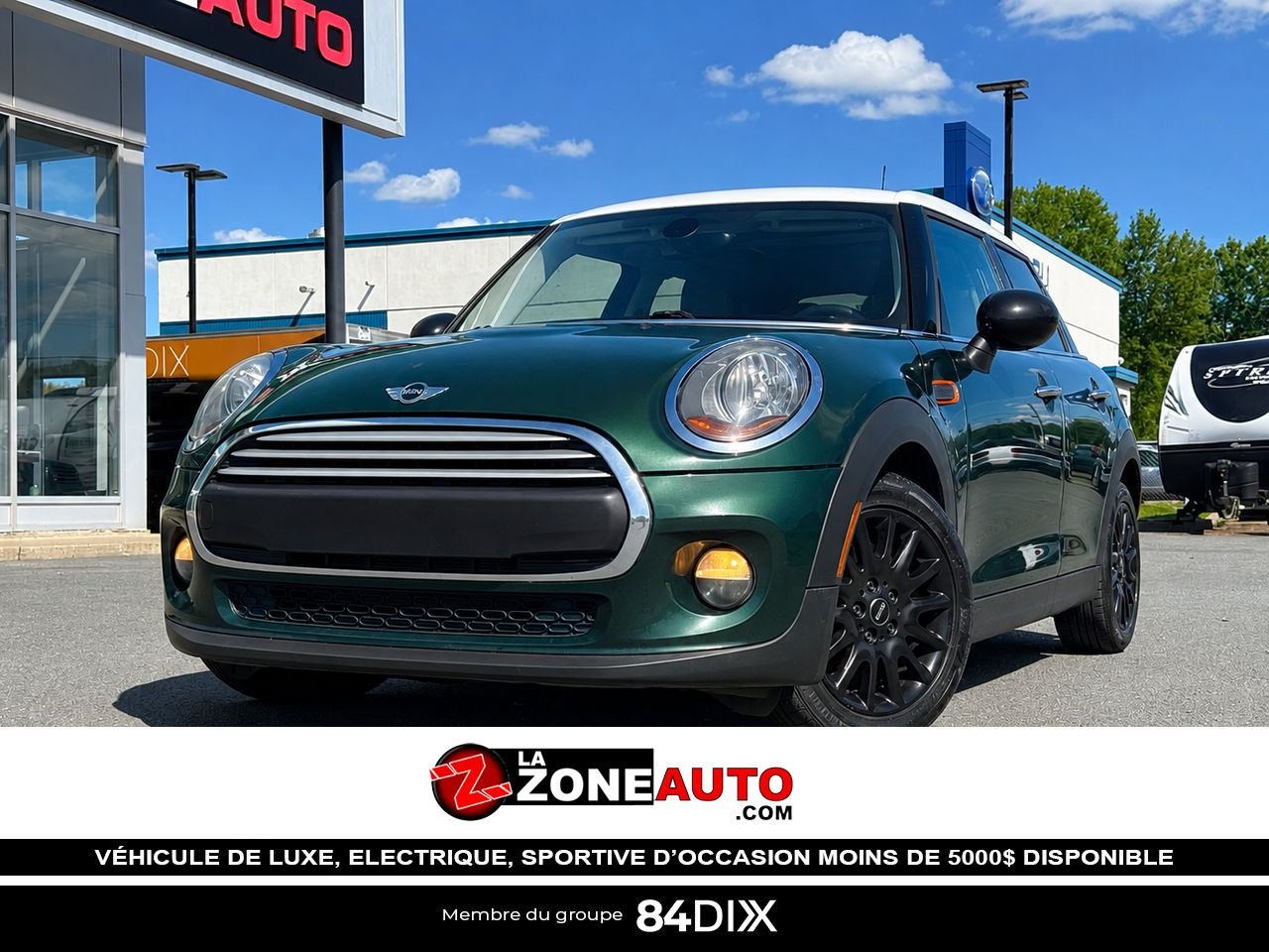 MINI Cooper toit rigide 5 portes 2015 Vert Granby - photo #0