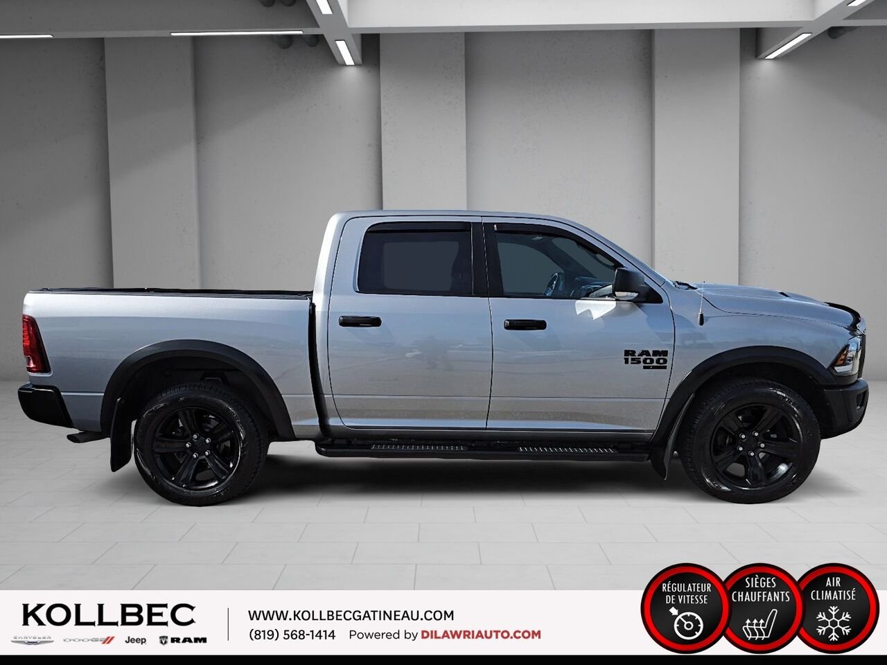 RAM 1500 CLASSIC Warlock CrewCab 4x4 2024 Argent Ottawa & Gatineau - photo #13