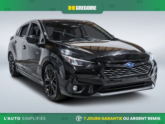 2024 Subaru Impreza RS AWD AUTO AC TOIT MAGS CAM RECULE BLUETOOTH Black