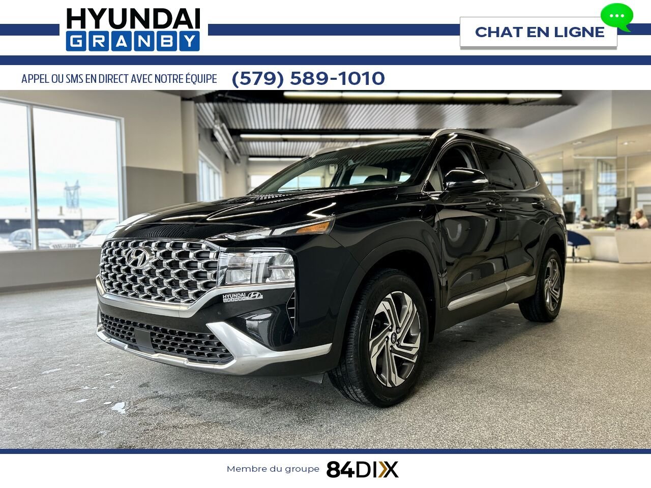 2022 Hyundai Santa Fe Black Granby - photo #3