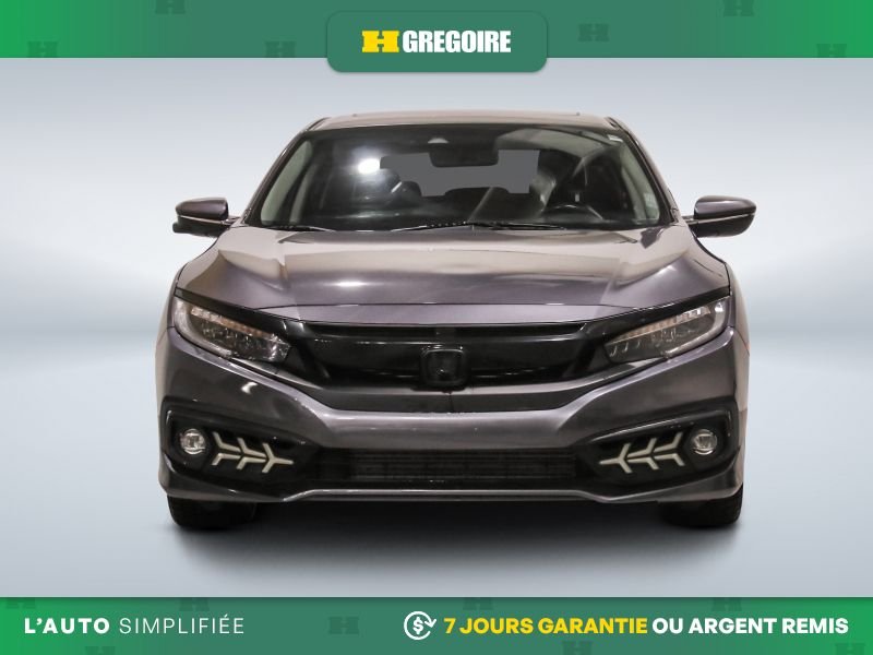 Honda Civic 820731 | Touring AUTO AC CUIR TOIT NAV MAGS CAM RECUL BLEUT 2019 Gris Laval - photo #1