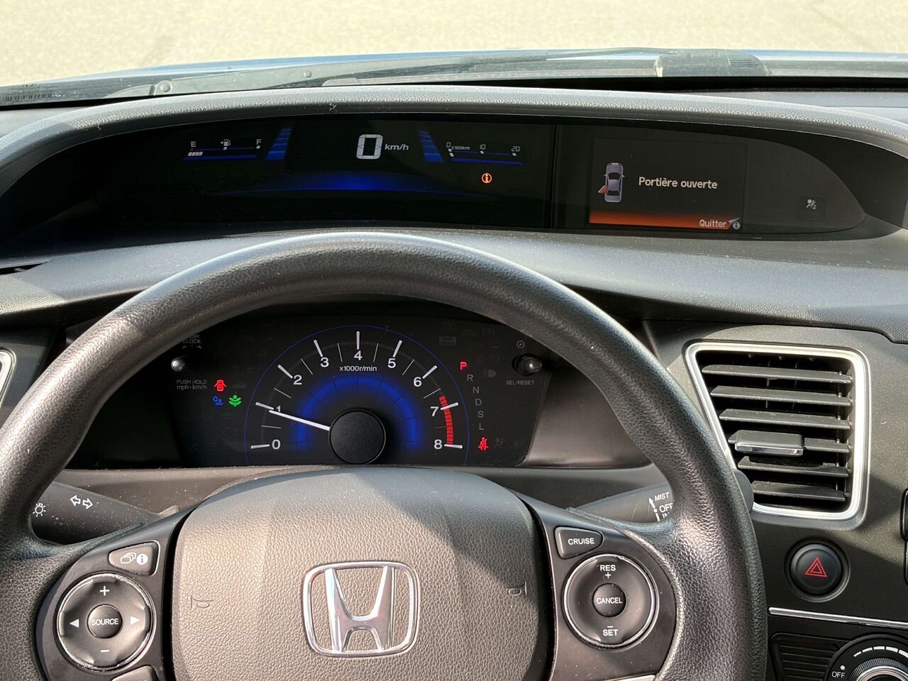 Honda Civic LX 2015 Bleu Gatineau - photo #13