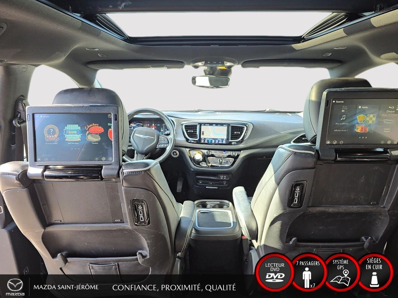 2020 Chrysler Pacifica Hybrid LIMITED S | JAMAIS ACCIDENTÉ | HYBRIDE RECHARGEABLE | TOIT PANO | CUIR | TV/DVD Black Saint-Jérôme - photo #24