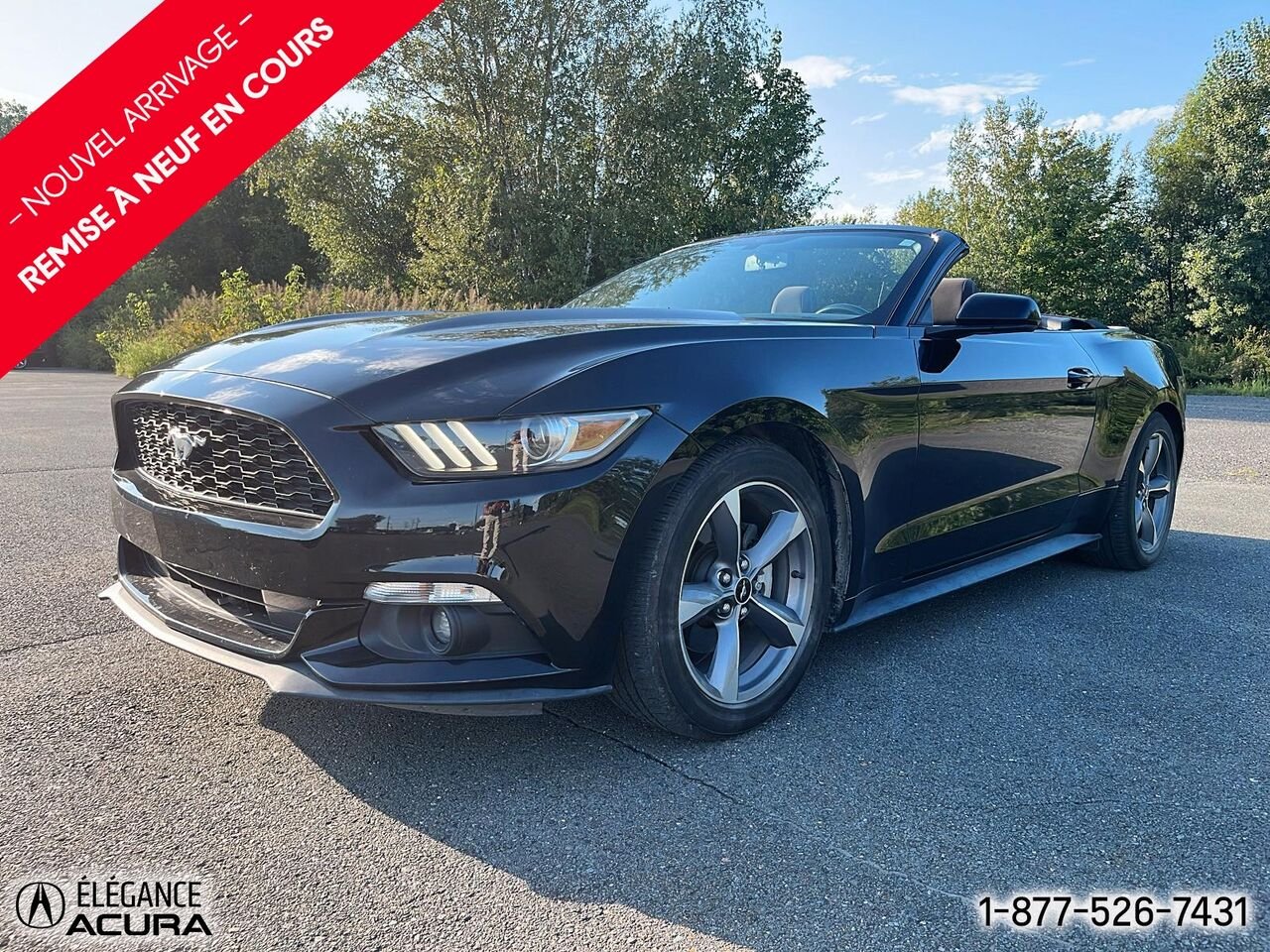 Ford Mustang V6 | 26084A 2017 Noir Granby - photo #0