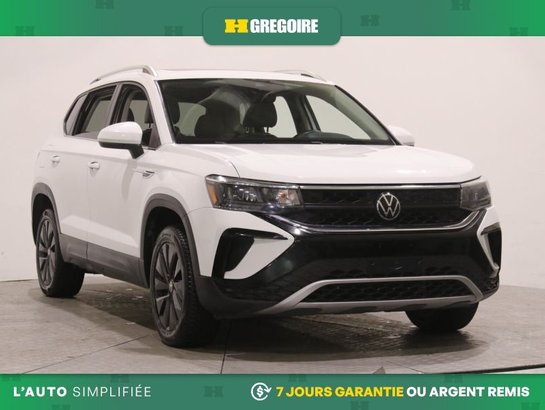 Volkswagen Taos Comfortline AUTO A/C CUIR TOIT MAGS CAM RECUL BLEU 2024 Blanc